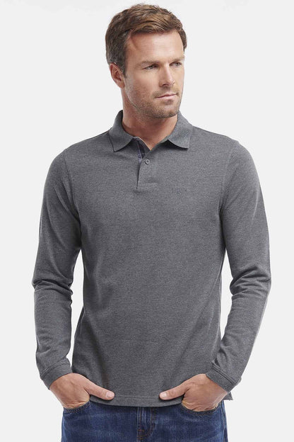 Essential Long-Sleeve Polo Shirt