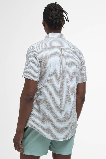 Cresswell Seersucker Regular Short-Sleeved Shirt